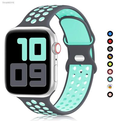 ❂☒ Silicone Strap for Apple Watch Band Ultra 49mm Series 8 7 41mm 45mm 38mm 42mm Sport Rubber Bracelet iWatch 6 SE 5 4 3 44mm 40mm