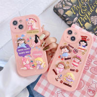 3D ลายการ์ตูนผู้หญิงโยคะน่ารักสำหรับ IPhone 14 13 11 12 Pro Max สำหรับ IPhone 7 8 Plus X XR XS MAX เคสโทรศัพท์แฟชั่น SE2020ความคิดสร้างสรรค์