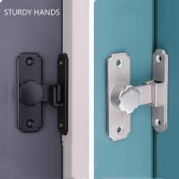 【CW】 Punch-free Door Buckle Barn Lock Sliding Hasps Bedroom Security Hardware