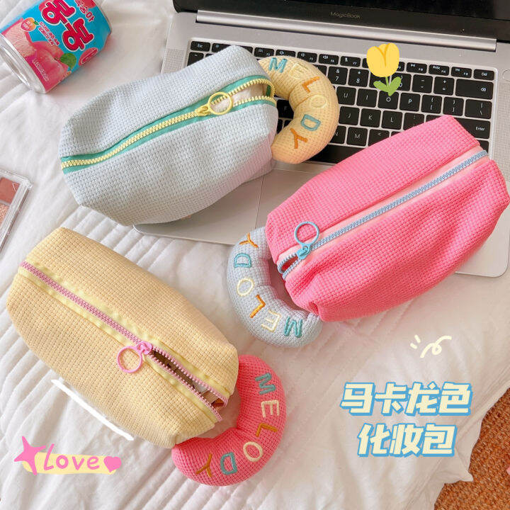 พร้อมส่ง-กระเป๋าใส่เครื่องสำอาง-กระเป๋าดินสอ-กระเป๋าใส่เครื่องเขียน-กระเป่ามีหูหิ้ว