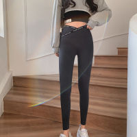 Spring And Summer New Hip-Lifting Barbie Pants, Tight Leggings, Womens Outer Wear, New Nine-Point Cross-Waist Yoga Shark Pants