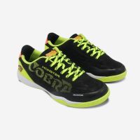 Breaker Futsal รองเท้ากีฬา รองเท้าฟุตซอลเบรกเกอร์ รองเท้าผู้ชาย Cobra Monster (BC011) สี Black-Yellow