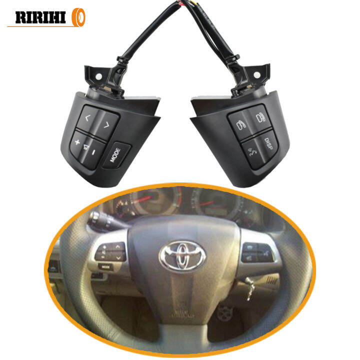 🚘Toyota Steering Wheel Audio Control Button Cruise Control Switch 4 Colors For Toyota Corolla