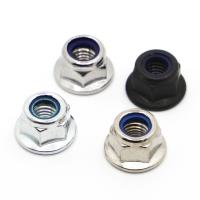 ♣ M3 M4 M5 M6 M8 M10 M12 304 A2 Stainless Steel / Carbon Steel Flange nylon lock nut Insert Lock Nut Self-locking Nylock Locknut