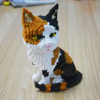 Balody 16036 Animal World Persian Cat Tabby Kitten Pet 3D Model DIY Mini Diamond Blocks Bricks Building Toy for Children No Box