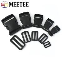 【CW】 10/20Sets Plastic Side Release 20-50mm Tri-Glide Adjustable Clasp Webbing Sewing Accessories