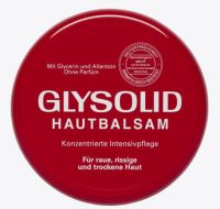 ครีมสารพัดประโยชน์ สำหรับฟื้นฟูผิวส่วนที่แห้งเสียมากเป็นพิเศษ  Glysolid Hautbalsam Cream  100 ml. นำเข้าเยอรมัน