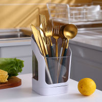 1PC พลาสติกตะเกียบตะกร้าเก็บ Drainer Rack ผู้ถือช้อนส้อมช้อนส้อมชั้นวาง Home Kitchen Tableware Organizer อุปกรณ์เสริม