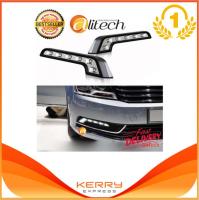 Eco LED E-Class ไฟเดย์ไลท์ 6 ดวง Daytime Running Light DRL 12V (สีขาว) จำนวน 1 คู่ (ซ้าย-ขวา)