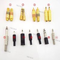 10pcs 3.5mm to 6.5mm Female Male Audio Adapter RCA Connector Stereo Jack Plug For Aux Cable Headphone SpeakerYB23TH