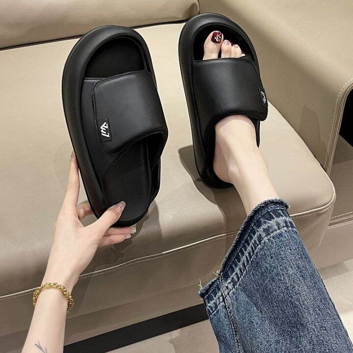 july-ladies-slippers-2023-explosive-net-outerwear-thick-sole-fashion-word-sandals