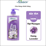 Sữa Tắm Hạt Massage Sensez Beauty Hương Hoa Lavender - 680ml thumbnail