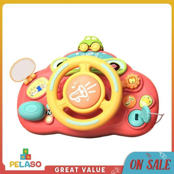 Pelaso Multifunctional Stroller Steering Wheel Portable for Children