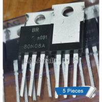 5ชิ้น80N08 80N08A BR ถึง-220 BR80N08A TO220ทรานซิสเตอร์ใหม่แบบดั้งเดิม MOSFET N-Channel