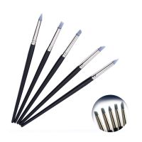 dfh☃  5pcs/set Silicone Color Shapers Brushes Clay Sculpture Shaping Modeling Tools Rubber