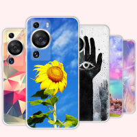 เคส Pro P60 Huawei นิ่ม TPU ลงสีโทรศัพท์ Huawei เคสสำหรับหัวเหว่ยซิลิโคน P60 Pro