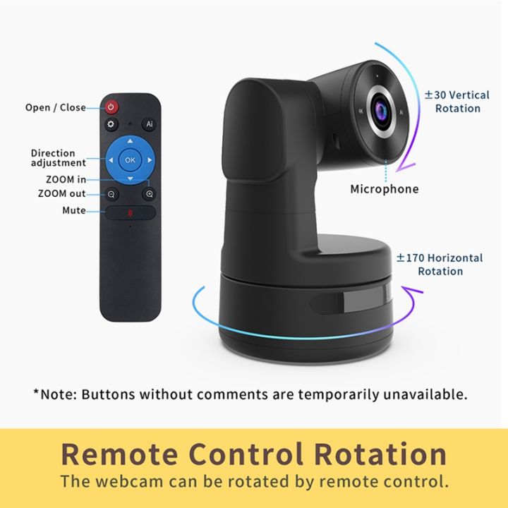 4k-auto-focus-ai-powered-ptz-webcam-remote-control-living-stream-camera-accessories-parts-3x-zoom-auto-track-online-meeting-video-camera