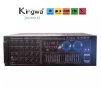 เครื่องแอมป์ขยายเสียง คาราโอเกะ มีบลูทูธ Bluetooth USB MP3 SDCARD KINGWA รุ่น KW-599BT