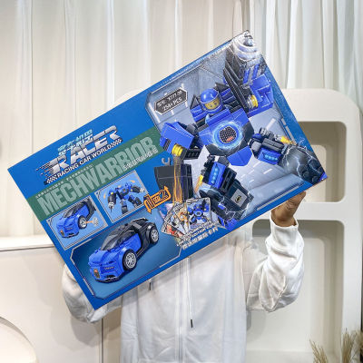 （HOT) เข้ากันได้กับเลโก้อนุภาคขนาดเล็กบล็อกอาคารโมเดลรถแข่งประกอบรถสปอร์ต Mecha แรมโบ้ลูกวัวกล่องของขวัญของเล่นเด็ก
