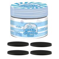 Car Interior Cleaning Mud Car Putty Gel With Car Coaster Reusable Car Interior Cleaner And Dust Remover For Audio Panels