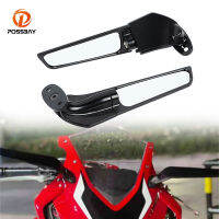 2PCS Motorcycle Mirrors Wind Wing Adjustable Accessories Rotating Rearview Mirror for HOHDA CBR1000RR CBR500R CBR650RF CBR250RR