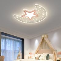 [COD] Childrens room net red cartoon moon creative personality starry led star ceiling bedroom