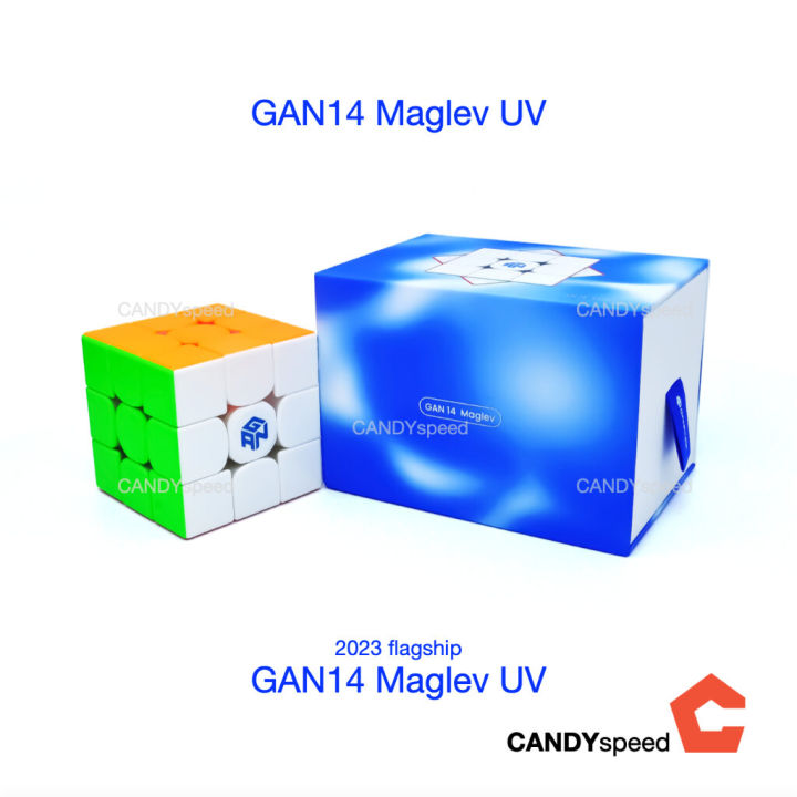 รูบิค-gan14-maglev-uv-gan-14-maglev-frosted-รูบิคแม่เหล็ก-magnetic-cube-by-candyspeed