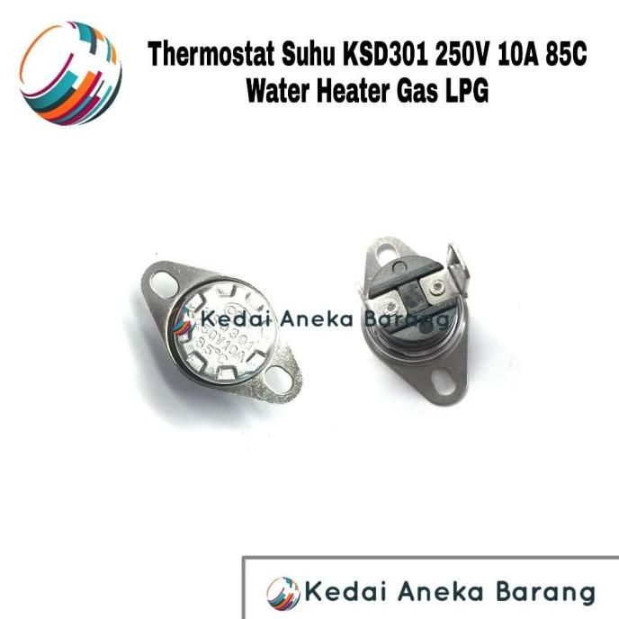 เทอร์โมสตัทอุณหภูมิแก๊ส LPG 250V 10A 85C สําหรับ KSD301 4 ชิ้น