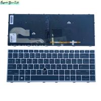 สเปน/ละตินสหรัฐอังกฤษ Backlit แป้นพิมพ์สำหรับ HP 14u G5 14u G6 EliteBook 745 G5 840 G5 846G5 L14378/L11307-001 L09813-B31