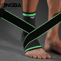 JINGBA สนับสนุน 1 PCS ไนลอนเข็มขัดการบีบอัดข้อเท้ารั้งสนับสนุนกีฬา Protector ข้อเท้าป้องกัน Dropshipping-hexinge