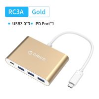 Orico Type-C ฮับ Usb C เป็น Usb3.0 Hdmi/Vga/Rj45/การ์ดความจำแยกเครื่องอ่านการ์ด Pd อะแดปเตอร์ชาร์จในรถยนต์ต่อแล็ปบุ๊ค