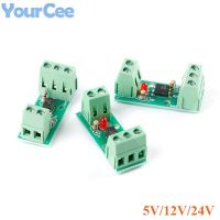 PC817 EL817 1 Channel Way Optocoupler Isolation Module 3V 5V 12V 24V Photoelectric Isolator Rail Holder PLC Drive Motor Board