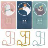 bath set bathroom set accessories Cartoon Storage Hook Animal Pattern Wall‑mounted Rack Hook Towel Hanger for