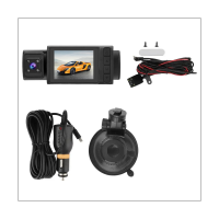 2Inch 1080P Scren Car Camera DVR Car Dashcam Front &amp; Rear Camera Driving Recorder with Inside Camera 24 Hour Parking Montior