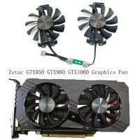 Gratis Ongkir/Originalน้องใหม่ ZOTAC Zotac GTX950 GTX960 GTX1060 Ddr5การ์ดจอ GA81S2U พัดลมทำความเย็น