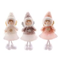 ขายาว Angel Christmas Tree จี้แขวน Fairy Ornament Art Crafts สำหรับ Home Holiday Window Wall Door Decoration