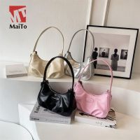 Maito female underarm bag new niche design senior feeling one shoulder inclined shoulder bag ladies western style folding bag ladies --ndjb238803