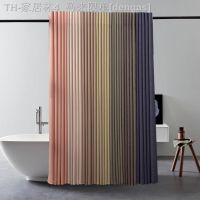 【CW】✕  Lmitation and Mildew Proof Shower Curtain Pink Thickened Anti-Mold Perforated Partition