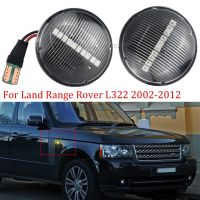 ไฟสัญญาณเลี้ยว LED เครื่องหมายด้านข้าง1คู่สำหรับ Land Range Rover L322 2002-2012กระพริบตามลำดับตัวบ่งชี้ไฟกระพริบ