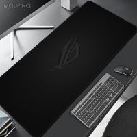 แผ่นรองเมาส์แผ่นรองเมาส์ Asus Rog แผ่นรองโต๊ะใหญ่บนโต๊ะสำหรับแผ่นแล็ปท็อปคีย์บอร์ดเล่นเกมแผ่นรองเมาส์สำหรับนักเล่นเกม Mausepad Xl 90X40 80x3 0จอยเกมส์สำหรับ Pc