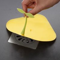 Cute Sprout Shower Drain Eco-friendly Floor Deodorant Cover Prevent Stench Kitchen Sink Plug Portable Hair Filter Bathtub Plug Traps Drains