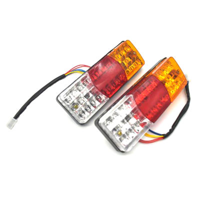 ไฟ LED 3สีสวยไฟท้ายหยุดเบรคถอยหลังสัญญาณไฟเลี้ยวรถจักรยานยนต์12V