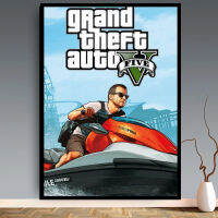 HD Video Game GTA 5 Grand Theft Auto Art Deco Quality Canvas Painting Home Decoration Poster