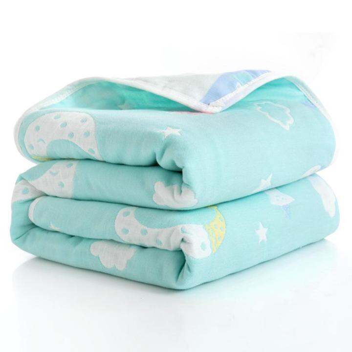 2021honeycherry-summer-baby-thin-quilt-newborn-comforter-baby-six-layer-gauze-bath-towel-for-children-baby-blankets-size-80-80