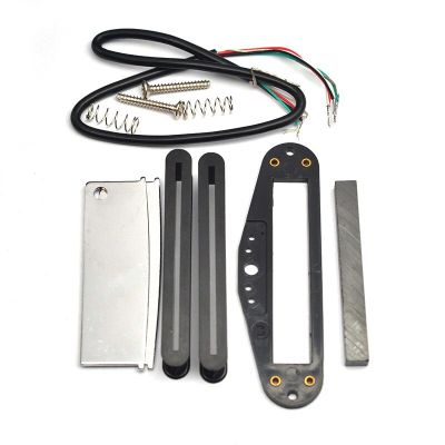 Electric Pickup DIY Kits- Mini Humbucker Double Coil Pickup Bobbin/Ceramic Bar/Cable/Blade/Baseplate Pieces Pickup Kits