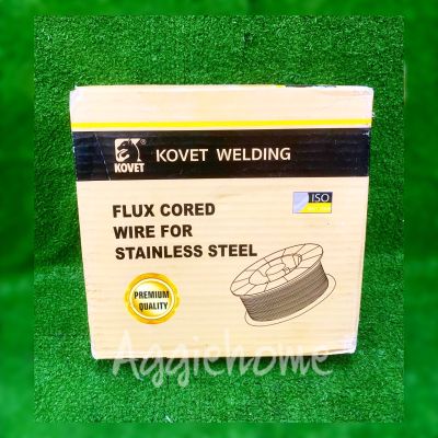 🇹🇭 KOVET 🇹🇭 ลวดเชื่อมสแตนเลสฟลักซ์คอร์ไวร์ (MIG) รุ่น E308LT1-1 ขนาด 0.8 x 5 KG. 1กล่อง/ 5KG. เชื่อมไฟฟ้า เครื่องมือช่าง ตู้เชื่อม จัดส่ง KERRY 🇹🇭