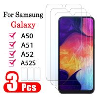 แก้วป้องกัน3ชิ้นสำหรับ Samsung Galaxy А50 A52 A51 A52s A04s 4G 5G คลุมทั้งหมดแก้วกระจกกันรอยซัมซุง A 52 52S