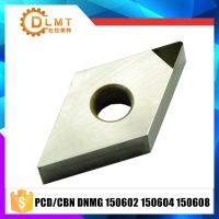 2PCS PCD / CBN DNMG150602 DNMG150604 DNMG150608 Tournant แทรก PCD Lame CNC Haute Durete Cutter Outils เท Diamant