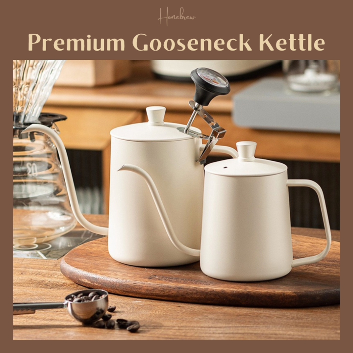 350ml Gooseneck Coffee Kettle 304 Stainless Steel Long Spout Tea
