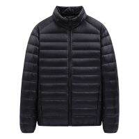 [COD] short down jacket lightweight stand-up collar winter warm mens middle-aged and elderly outwear